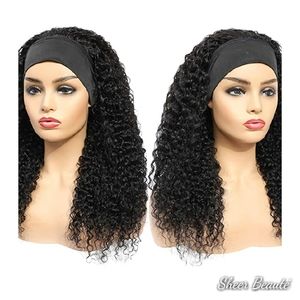 Sheer Beauté 18inch Curly Human Hair Wigs